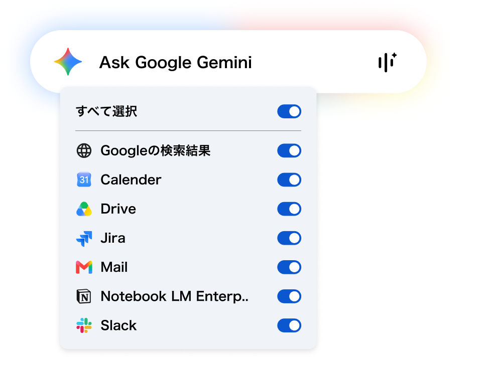 業務ツールと連携した横断検索