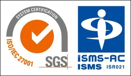 ISO/IEC 27001 / ISMS-AC 認証ロゴ